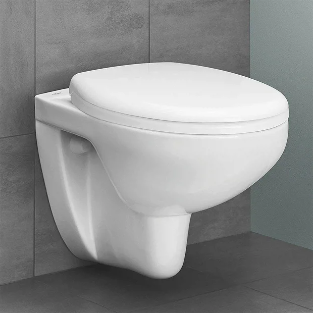Grohe Bau Rimless Wall Hung Toilet With Soft Close Seat + FREE TOILET ROLL HOLDER 4 Grohe Bau Rimless Wall Hung Toilet With Soft Close Seat + FREE TOILET ROLL HOLDER - Image 2