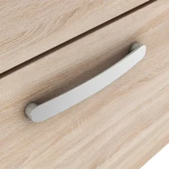 Brooklyn 800 Natural Oak Floor Standing Vanity Unit With Thin-Edge Basin 9 Brooklyn 800 Natural Oak Floor Standing Vanity Unit With Thin-Edge Basin -Modern Bathroom Shop bfs8oakte d2