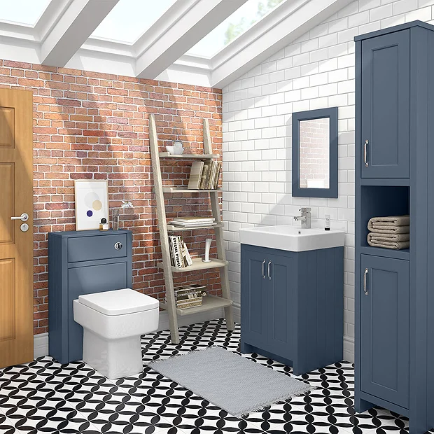 Chatsworth 500mm Traditional Blue Toilet Unit Only 3 Chatsworth 500mm Traditional Blue Toilet Unit Only