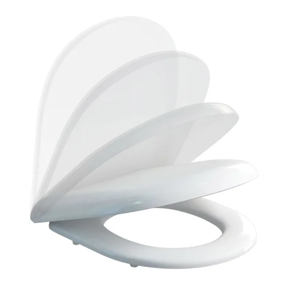 Britton Bathrooms - Curve Wall Hung WC With Soft Close Seat 5 Britton Bathrooms - Curve Wall Hung WC With Soft Close Seat - Image 3