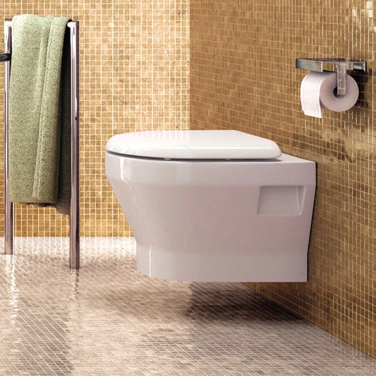 Britton Bathrooms - Curve Wall Hung WC With Soft Close Seat 7 Britton Bathrooms - Curve Wall Hung WC With Soft Close Seat - Image 5