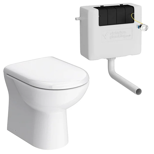 Back To Wall Toilet With Soft Close Seat + Concealed Cistern 4 Back To Wall Toilet With Soft Close Seat + Concealed Cistern - Image 2