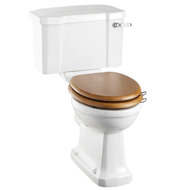 Burlington Regal Close Coupled Traditional Toilet - Ceramic Lever Flush 4 Burlington Regal Close Coupled Traditional Toilet - Ceramic Lever Flush - Image 2