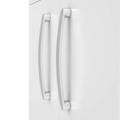 Brooklyn 600mm Gloss White 2 Door Wall Hung Vanity Unit -Modern Bathroom Shop bwh6gw d3