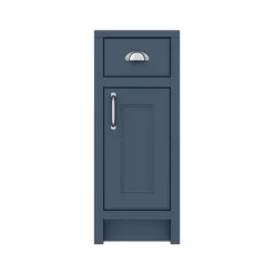 Chatsworth Blue Cupboard Unit 300mm Wide X 435mm Deep -Modern Bathroom Shop c300blu n d1