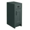 Chatsworth Green Cupboard Unit 300mm Wide X 435mm Deep With Matt Black Handles -Modern Bathroom Shop c300grnmbl