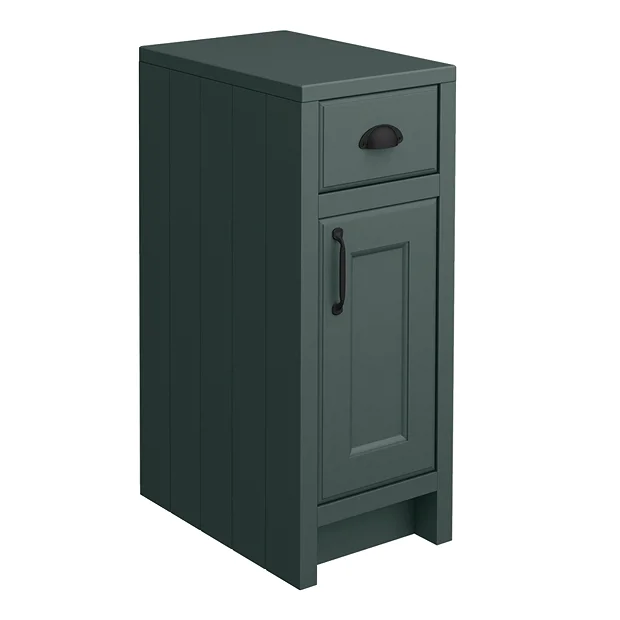 Chatsworth Green Cupboard Unit 300mm Wide X 435mm Deep With Matt Black Handles 3 Chatsworth Green Cupboard Unit 300mm Wide X 435mm Deep With Matt Black Handles
