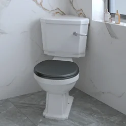 Chatsworth Traditional Corner Toilet + Soft Close Seat 10 Chatsworth Traditional Corner Toilet + Soft Close Seat -Modern Bathroom Shop cctblk d3