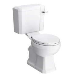 Chatsworth Close Coupled Traditional Toilet + Soft Close Seat -Modern Bathroom Shop ccwc l
