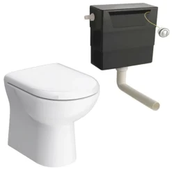 Cove Light Grey 500x330mm BTW Toilet Unit Inc. Cistern + Soft Close Seat 7 Cove Light Grey 500x330mm BTW Toilet Unit Inc. Cistern + Soft Close Seat -Modern Bathroom Shop cg5033btwwc d1