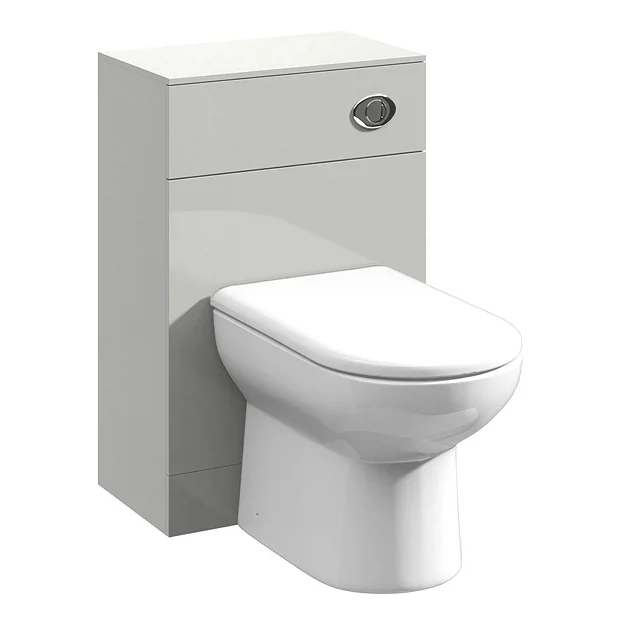 Cove Light Grey 500x300mm WC Unit Only 4 Cove Light Grey 500x300mm WC Unit Only - Image 2