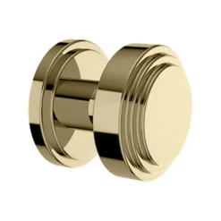 Burlington Chalfont 1000mm Blue Single Drawer Double Basin Unit With Gold Handles