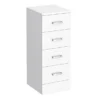 Cove 300x330mm White 4 Drawer Unit -Modern Bathroom Shop cove300x330mmwhite4drawerunitlrg
