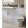 Tavistock Courier 600mm Semi-Countertop Unit & Basin - Gloss White 2 Tavistock Courier 600mm Semi-Countertop Unit & Basin - Gloss White -Modern Bathroom Shop cr600gw d2n