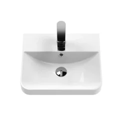 Cruze 400mm Curved Gloss White Wall Hung Vanity Unit 11 Cruze 400mm Curved Gloss White Wall Hung Vanity Unit -Modern Bathroom Shop crz4whvw d3 580238