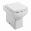Toreno Gloss White WC Unit With Cistern + Slimline Soft Close Seat W500 X D200mm -Modern Bathroom Shop cubobtw l