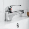 Cove 950mm Cloakroom Vanity Unit Suite + Basin Mixer (Gloss White - Depth 300mm) 1 Cove 950mm Cloakroom Vanity Unit Suite + Basin Mixer (Gloss White - Depth 300mm) -Modern Bathroom Shop cv450wcdty305 d4