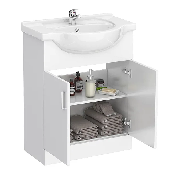 Cove White 650mm Vanity Unit (Flat Packed) 5 Cove White 650mm Vanity Unit (Flat Packed) - Image 3