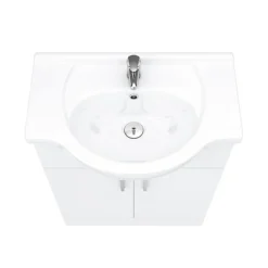 Cove White 650mm Vanity Unit (Flat Packed) 9 Cove White 650mm Vanity Unit (Flat Packed) -Modern Bathroom Shop cv650fpd2