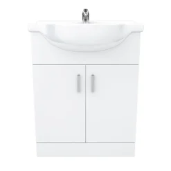 Cove White 650mm Vanity Unit (Flat Packed)