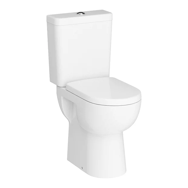 Cove Comfort Height Close Coupled Toilet + Soft Close Seat 4 Cove Comfort Height Close Coupled Toilet + Soft Close Seat - Image 2