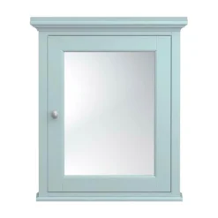 Old London Traditional Mirror Cabinet (650mm Wide - Duck Egg Blue) -Modern Bathroom Shop daf704 d1