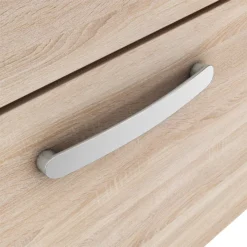 Brooklyn 1205mm Natural Oak Wall Hung Double Basin Vanity Unit 9 Brooklyn 1205mm Natural Oak Wall Hung Double Basin Vanity Unit -Modern Bathroom Shop dbwh12ok d3