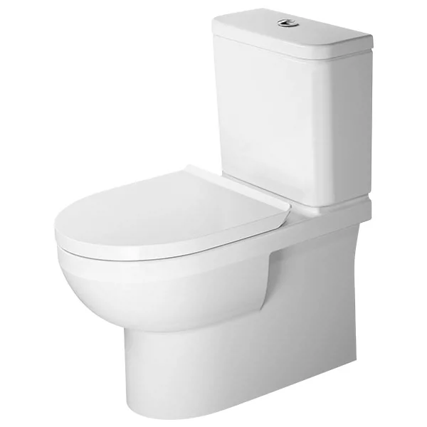 Duravit No.1 BTW Rimless Close Coupled Toilet (6/3 L Flush) + Seat 4 Duravit No.1 BTW Rimless Close Coupled Toilet (6/3 L Flush) + Seat - Image 2