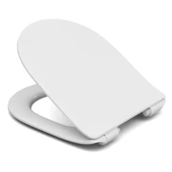 Metro Rimless Close Coupled Modern Toilet + Slim Soft Close Seat -Modern Bathroom Shop dsmsc10y l