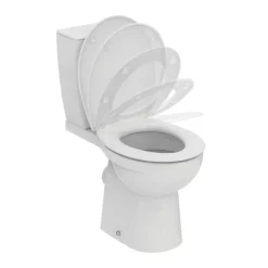 Ideal Standard Eurovit+ Close Coupled Toilet + Soft Close Seat -Modern Bathroom Shop e218301 d1