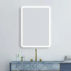 Cruze 500x700mm LED Universal Mirror Inc. Touch Sensor + Anti-Fog -Modern Bathroom Shop edm06 d3
