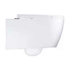 Grohe Essence Rimless Wall Hung Toilet With Soft Close Seat + FREE TOILET ROLL HOLDER 13 Grohe Essence Rimless Wall Hung Toilet With Soft Close Seat + FREE TOILET ROLL HOLDER -Modern Bathroom Shop esswhwc d1n