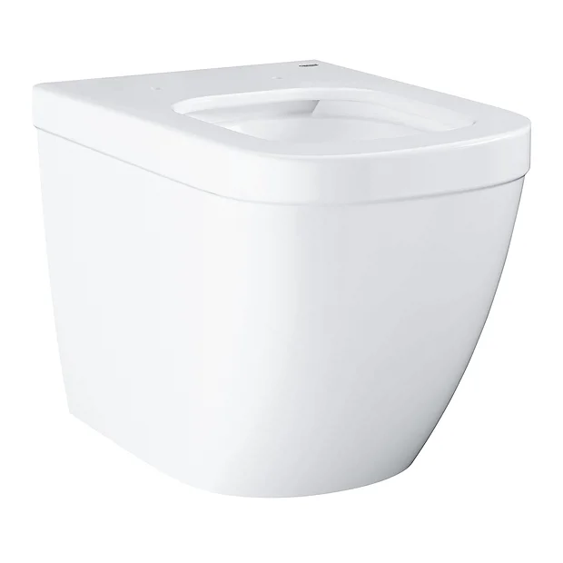 Grohe Euro Rimless Back To Wall Toilet With Soft Close Seat + FREE TOILET ROLL HOLDER 5 Grohe Euro Rimless Back To Wall Toilet With Soft Close Seat + FREE TOILET ROLL HOLDER - Image 3