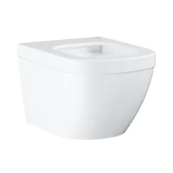 Grohe Euro Compact Rimless Wall Hung Toilet With Soft Close Seat + FREE TOILET ROLL HOLDER 10 Grohe Euro Compact Rimless Wall Hung Toilet With Soft Close Seat + FREE TOILET ROLL HOLDER -Modern Bathroom Shop eurcomwc d4