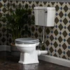 Bayswater Fitzroy Comfort Height Traditional Low Level Toilet With Ceramic Lever Flush -Modern Bathroom Shop fitzwc4
