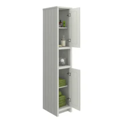 Chatsworth Traditional Grey Tall Cabinet -Modern Bathroom Shop grdantb d1