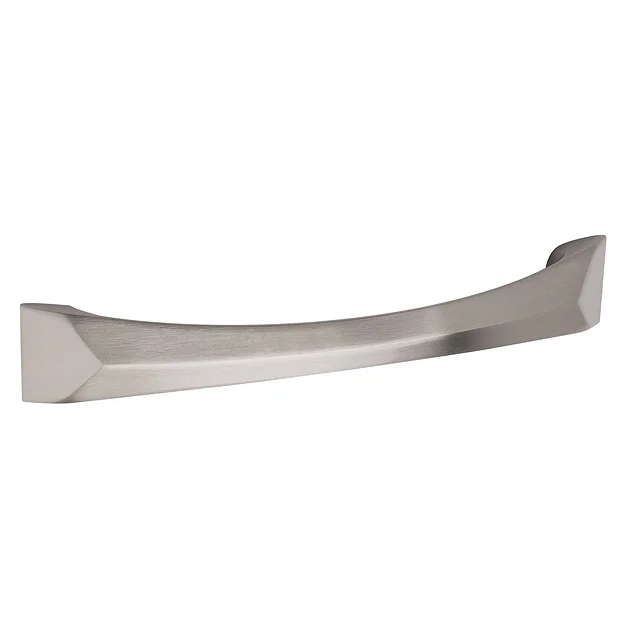 1 X Hudson Reed Bow Satin Nickel Furniture Handle (152 X 25mm) 4 1 X Hudson Reed Bow Satin Nickel Furniture Handle (152 X 25mm) - Image 2