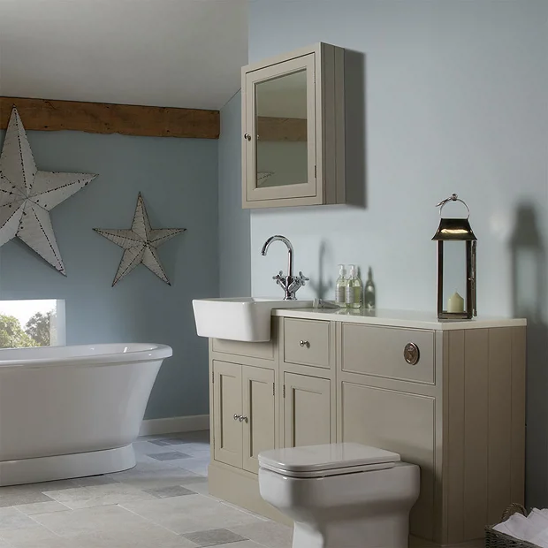 Roper Rhodes Hampton 565mm Mirror Cabinet - Mocha 3 Roper Rhodes Hampton 565mm Mirror Cabinet - Mocha