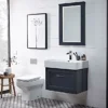Roper Rhodes Hampton 600mm Illuminated LED Mirror - Mocha -Modern Bathroom Shop hamill6com.mc d1