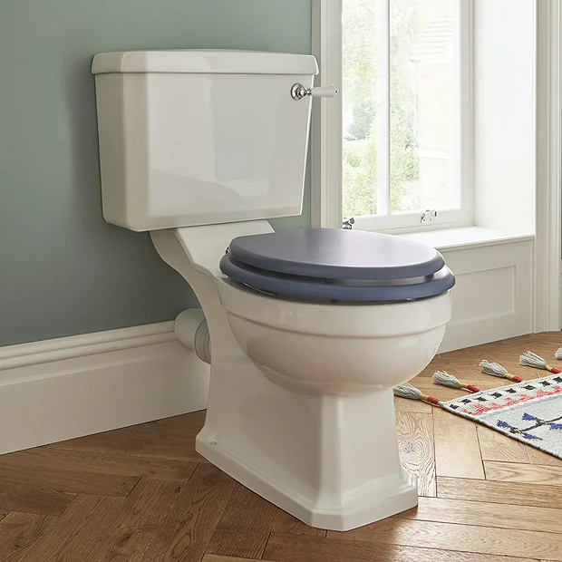 Heritage Hatton Close Coupled Toilet With Traditional Chrome Cistern Lever 4 Heritage Hatton Close Coupled Toilet With Traditional Chrome Cistern Lever - Image 2