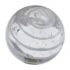 Heritage Glass Spiral Door Knob Clear & White -Modern Bathroom Shop heritageglassspiraldoorknobclearwhitefkngl02 l