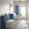 Hudson Reed Urban Satin Blue 500mm WC Unit 2 Hudson Reed Urban Satin Blue 500mm WC Unit -Modern Bathroom Shop hrurbanbluels
