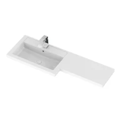 Hudson Reed 1105 X 360/260mm L-Shaped Full Depth Basin -Modern Bathroom Shop hudsonreed1105mmlshapedfulldepthbasinl