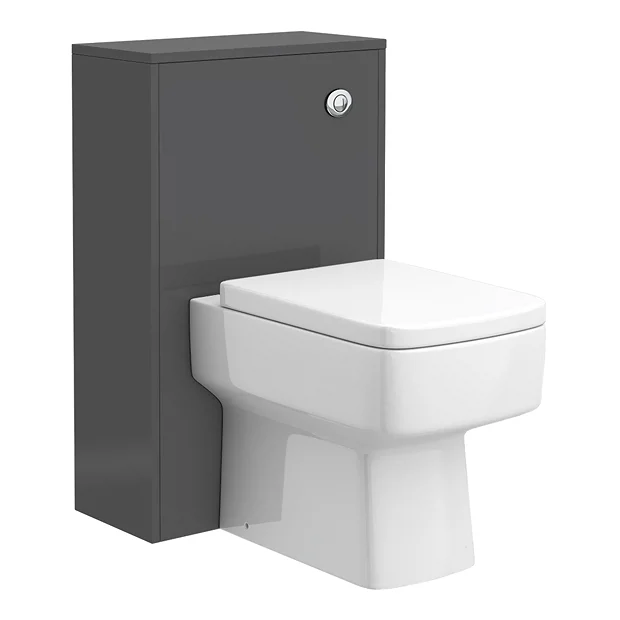 Haywood 500mm Gloss Grey WC Unit Only 4 Haywood 500mm Gloss Grey WC Unit Only - Image 2