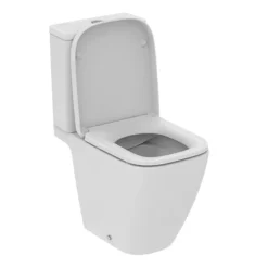 Ideal Standard I.Life S Compact 6/4 Litre Rimless Close Coupled Open Back WC + Soft Close Seat