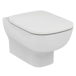 Ideal Standard Studio Echo Toilet + Concealed WC Cistern With Wall Hung Frame (Black Flush Plate) -Modern Bathroom Shop issetb d1