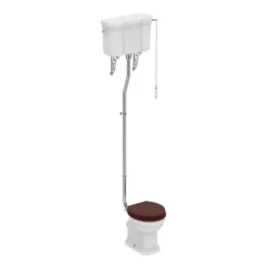 Ideal Standard Waverley High Level Toilet -Modern Bathroom Shop iswavhl d1