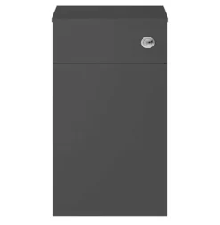 Milan Juno 500 Gloss Grey WC Unit With Cistern (Excludes Pan) -Modern Bathroom Shop jwcgg d3
