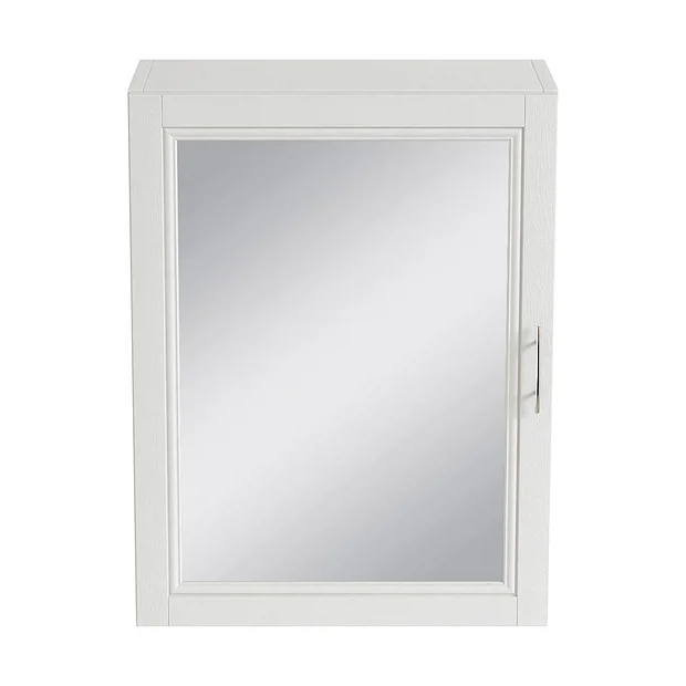 Heritage - Caversham 500mm Mirror Wall Cabinet With Pewter Handle - Various Colour Options 4 Heritage - Caversham 500mm Mirror Wall Cabinet With Pewter Handle - Various Colour Options - Image 2