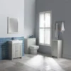 Tavistock Lansdown 400mm Freestanding Storage Unit - Pebble Grey 1 Tavistock Lansdown 400mm Freestanding Storage Unit - Pebble Grey -Modern Bathroom Shop lan400fc.pg d1
